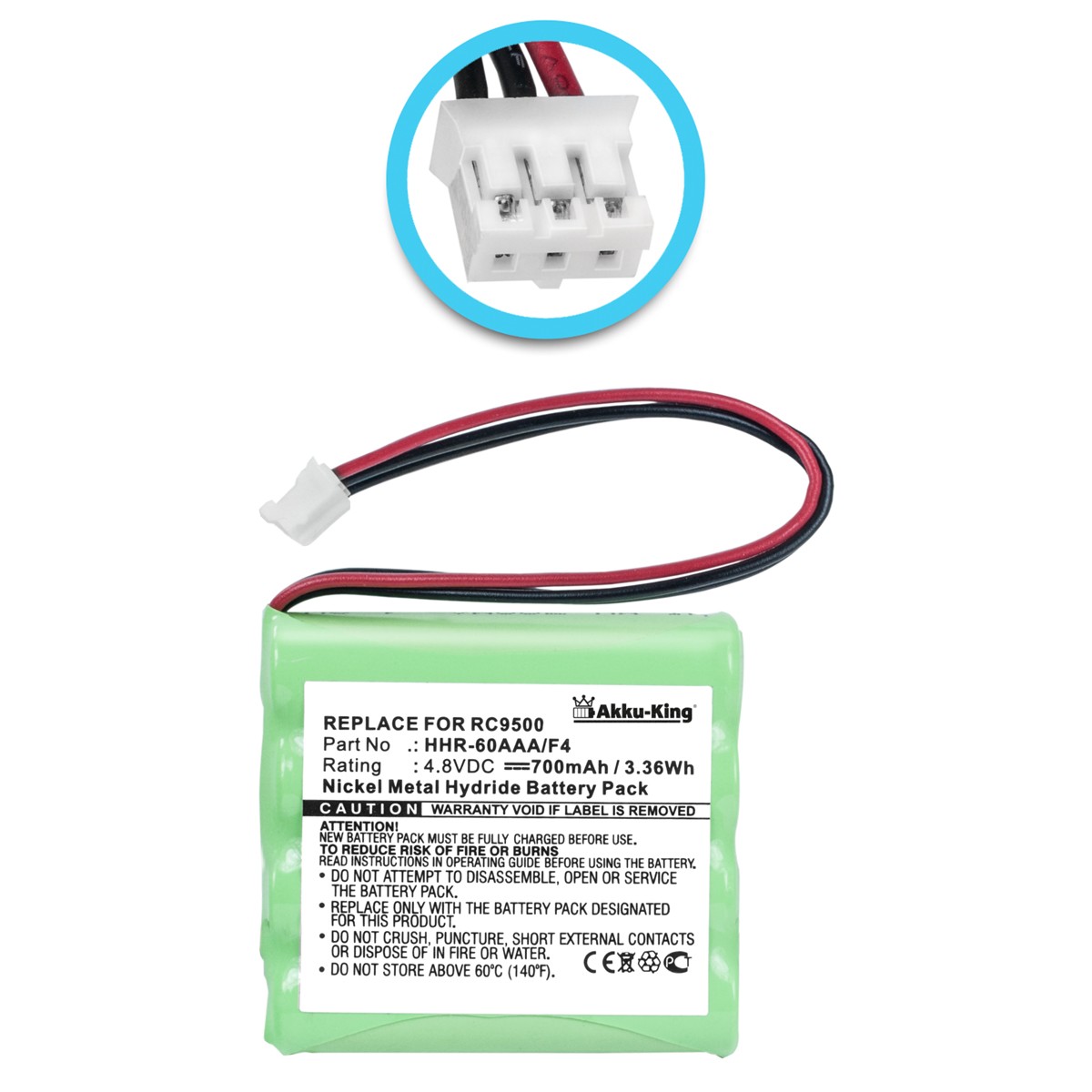 thumbnail image 2 of Replacement Battery For Philips Pronto TSU7000/TSU7500 Remote – 800 MAh 2 of 11