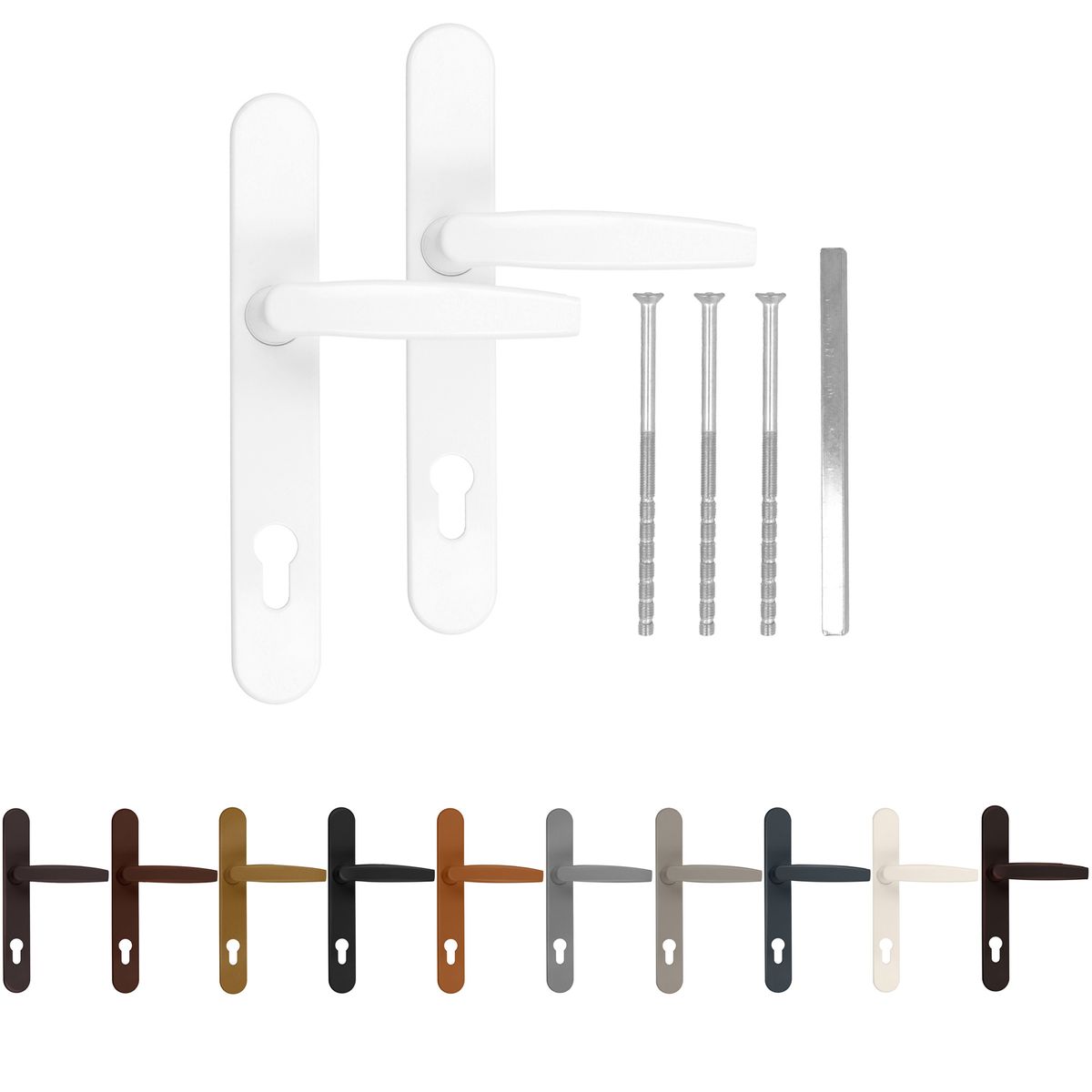 Türgriff Türdrücker Türklinke Drückergarnitur 92mm 25/32/36mm