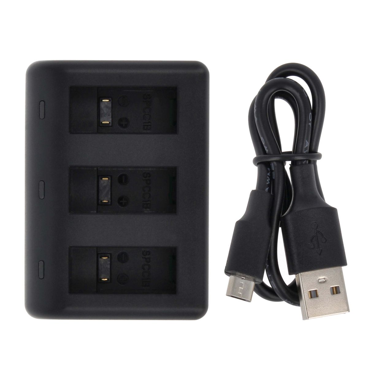 thumbnail image 2 of Gopro Battery Charger 3-Pack Max Battery Compatible With GoPro Max360 Series ACDBD-001 With 2- Channel Triple A Battery 2 of 14